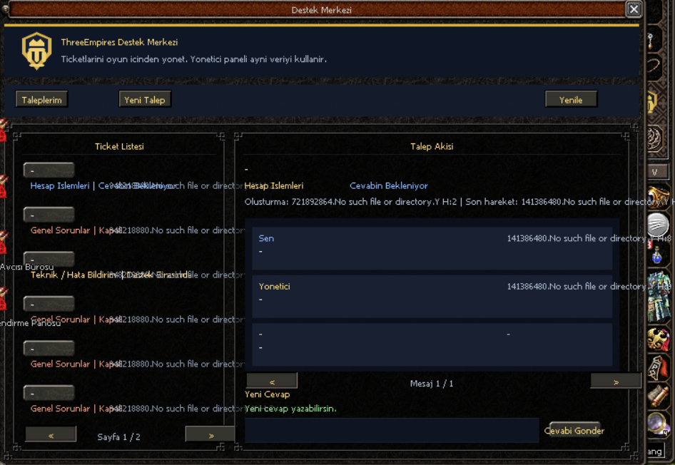 Hub ve destek merkezi